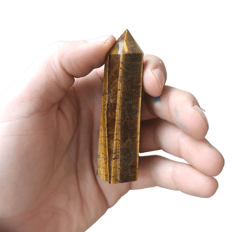 Obelisco in occhio di tigre