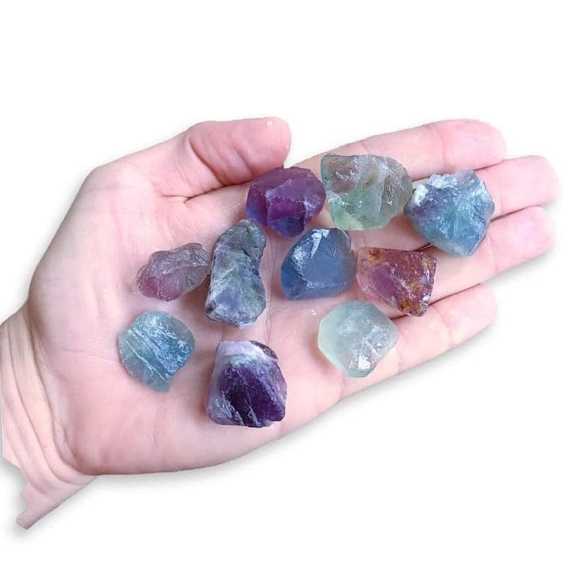 Fluorite arcobaleno extra grezza