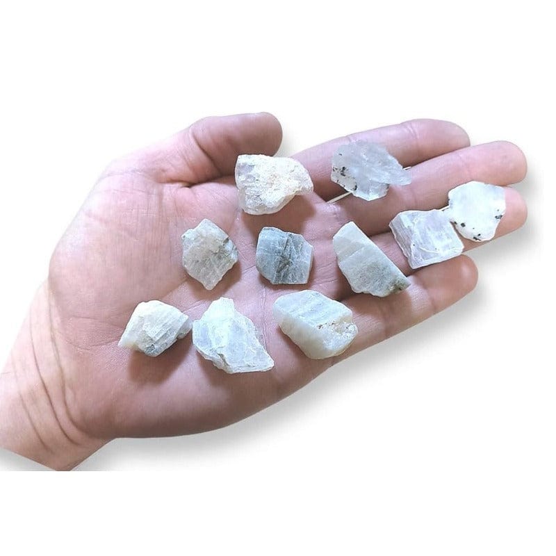 Pietra di luna arcobaleno grezza