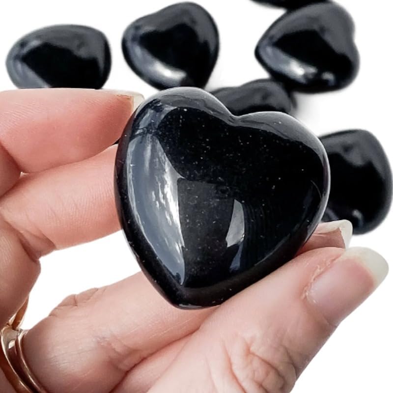 Cuore in Ossidiana Nera