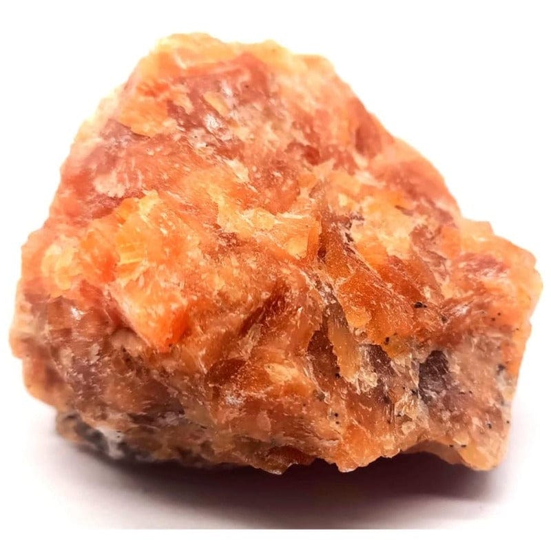 Orquídea de calcita naranja cruda