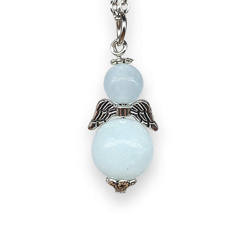 Ciondolo Angelo Custode in Acquamarina