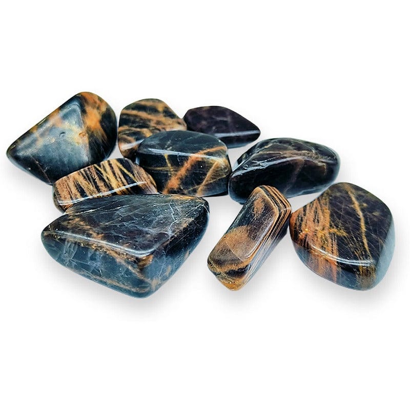 Pietra di Luna Nera Burattata