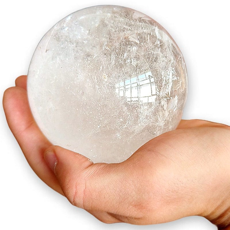 Clear Quartz Sphere - Rock Crystal