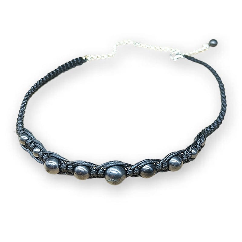 Shungite | Girocollo Cocker Macramè