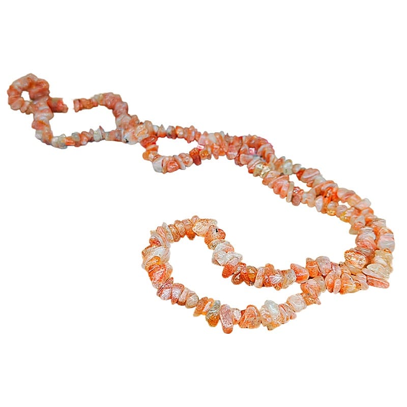 Jade Topaz - "chips" necklace