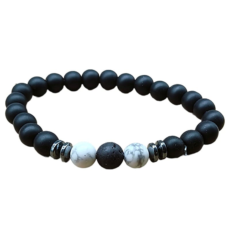 Chrysocolla / Lapis - Elastic Sphere Bracelet
