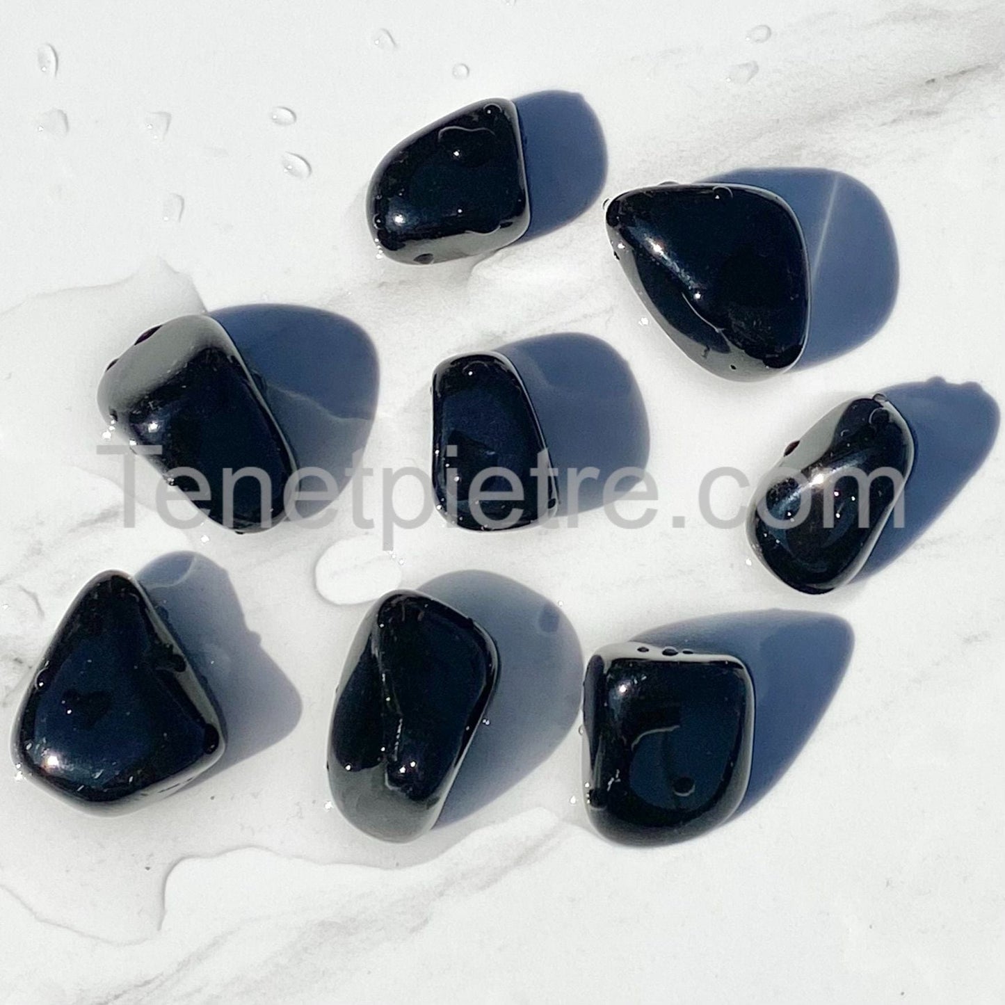 Ossidiana nera burattata