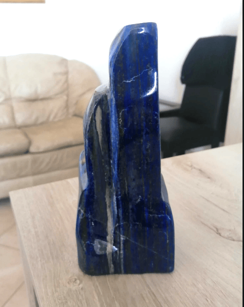 LAPISLAZZULI LEVIGATA 2,6 KG 21X9X4 CM PIETRA MINERALE SCULTURA