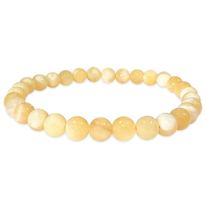 Amazonite - elastic bracelet in worked spheres