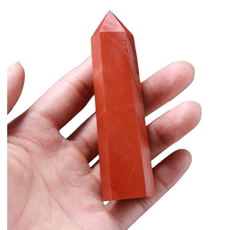 Obelisco de jaspe rojo