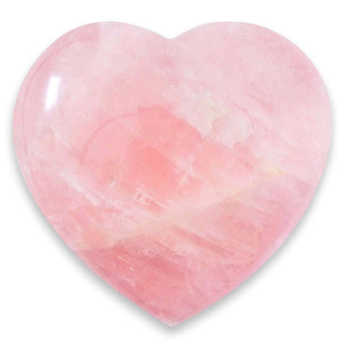 Rose quartz heart