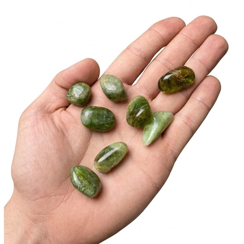 Olivina (peridoto) burattata
