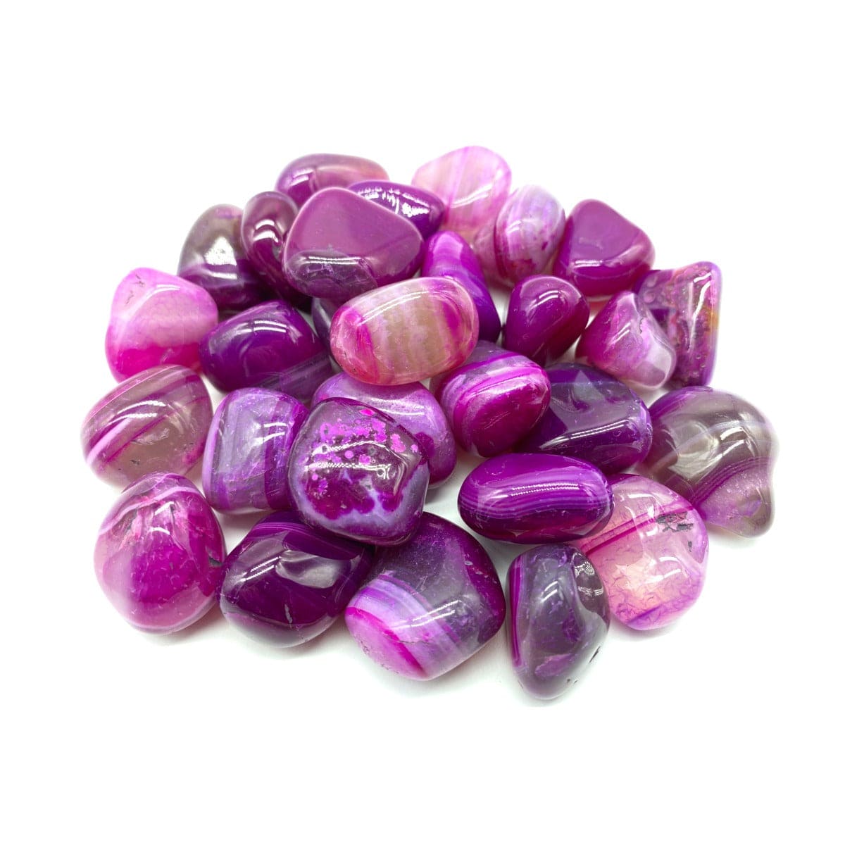 Tenetpietre 1 Agata fucsia burattata