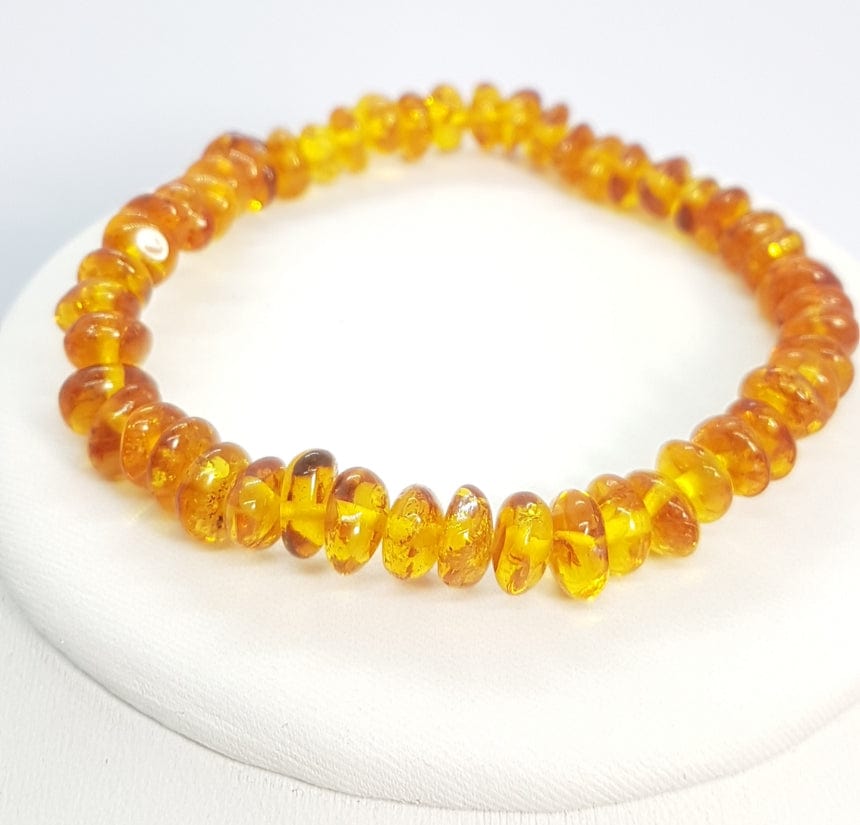 Ambra - bracciale elastico in "chips"