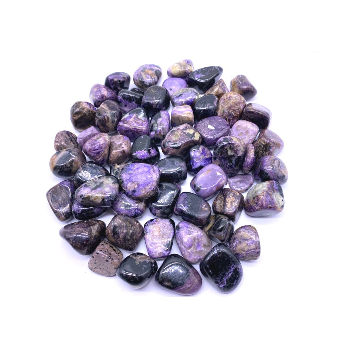 Tenetpietre Pietre burattate 1 Charoite burattata