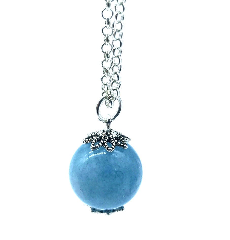 Collana Tuscany Silver Con Ciondolo Sfera 16mm In Argento Sterling 925 Riciclato - Catina Grumetta 46cm - 2