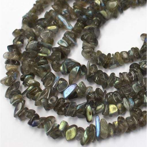 Tenetpietre Collana "chips" in Labradorite