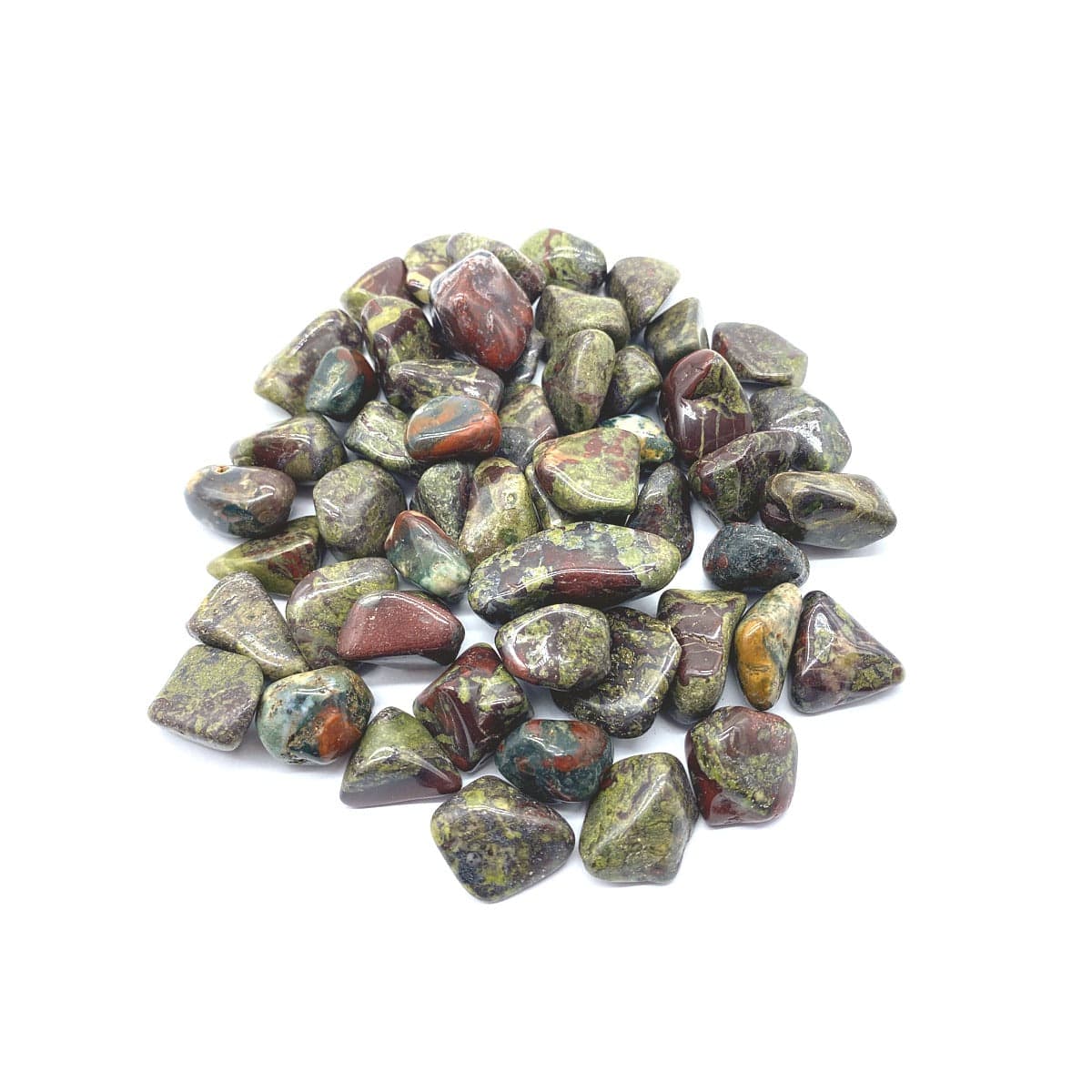 Tenetpietre Diaspro sangue di drago burattato