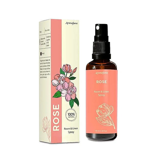 AROMAFUME - Spray per Ambienti agli Olii Essenziali 100% Naturale (ROSA)