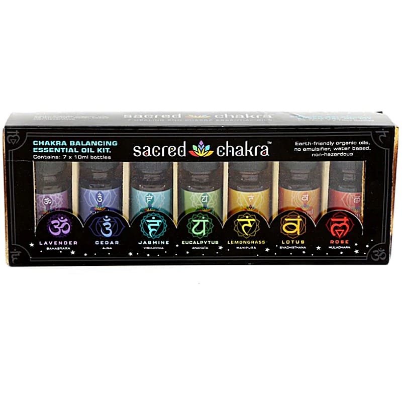 Set 7 Oli Essenziali dei Chakra Bio, 10 ml