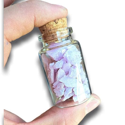 Bottiglia di vetro Con Minerali grezzi - KUNZITE