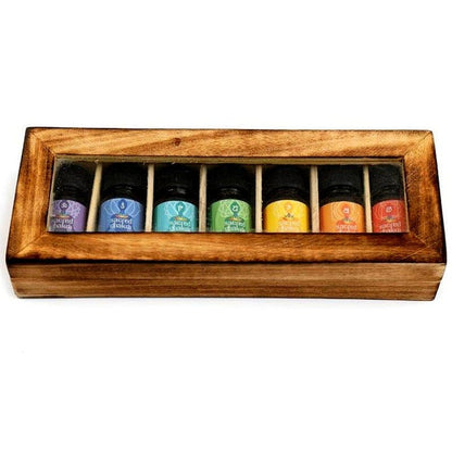 Set 7 Oli Essenziali dei Chakra Bio, 10 ml