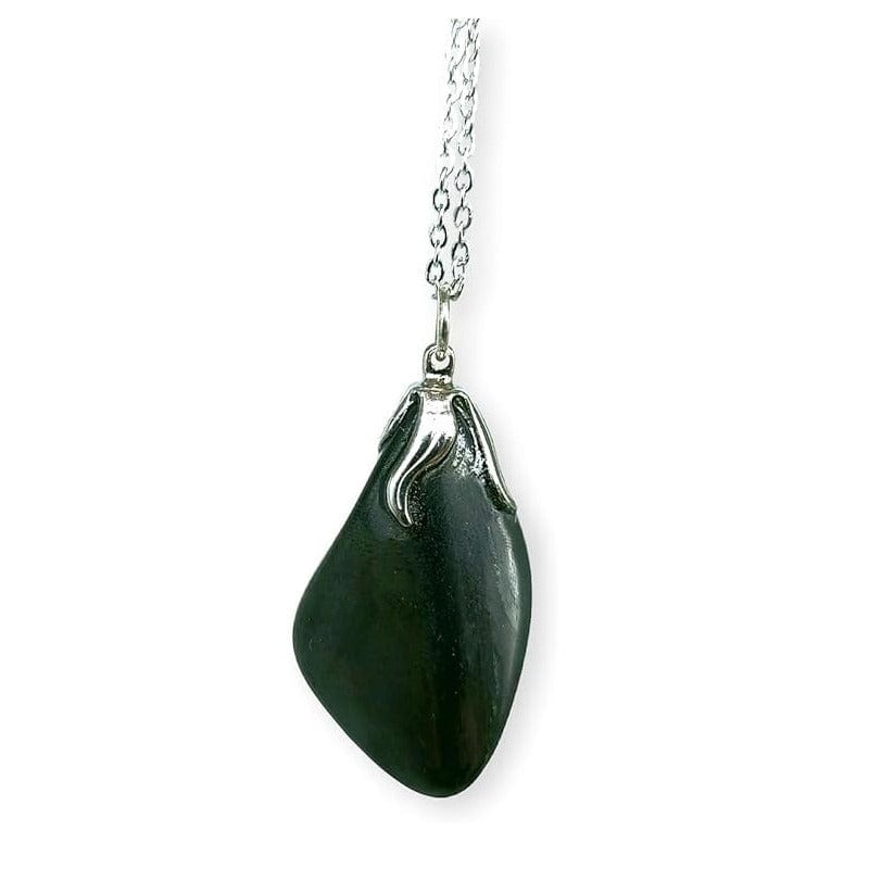 Shungite pendant with chain or rubber