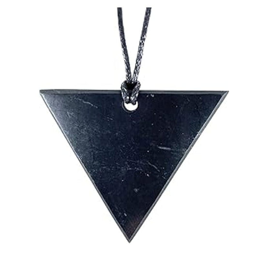 Shungite | Pendant Necklace | Water triangle