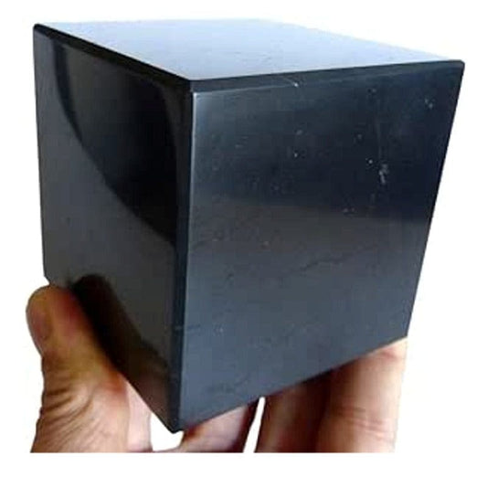 Shungite | Polished Cube | More dimensions