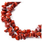 Red jasper - chips necklace