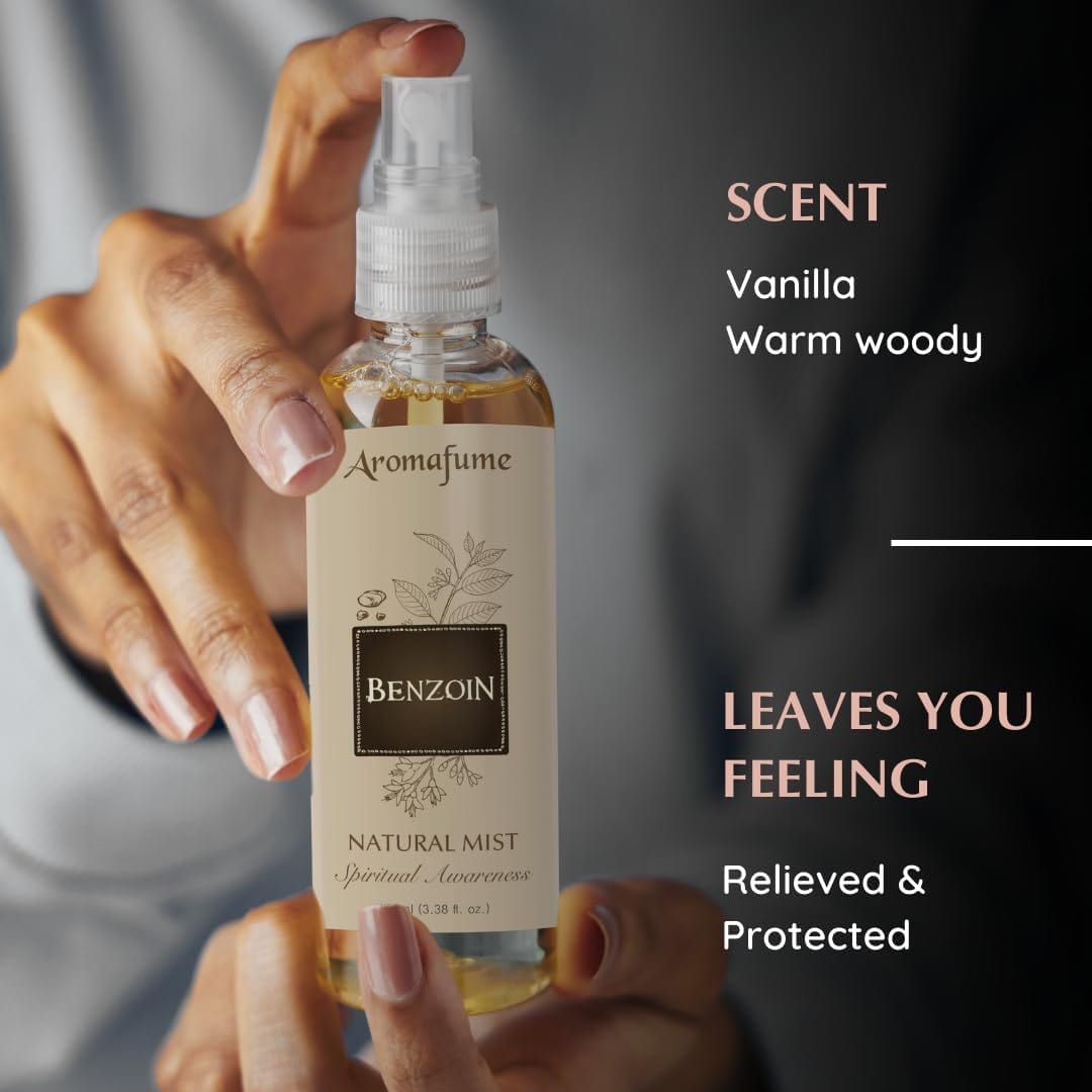 AROMAFUME - Spray per Ambienti agli Olii Essenziali 100% Naturale (BENZOINO)