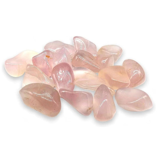 Tumbled pink chalcedony 