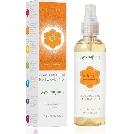 AROMAFUME - Spray per Ambienti agli Olii Essenziali 100% Naturale (CHAKRA 2° SWADHISTANA)