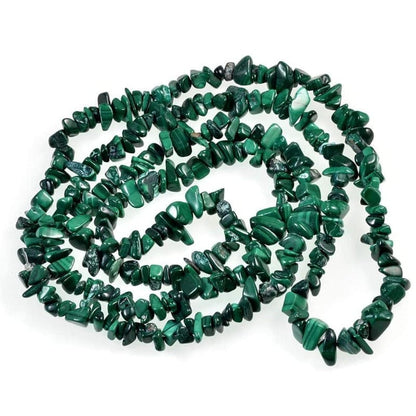 Malachite - collana in "chips"