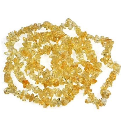 Citrine Quartz - chips necklace