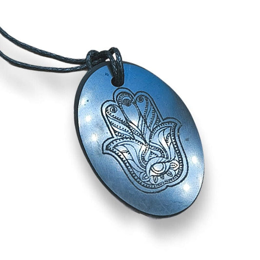 Shungite | Pendant Necklace | Seal of Solomon