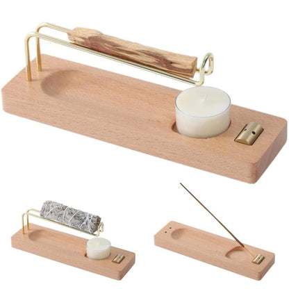 Light Wood Incense Holder