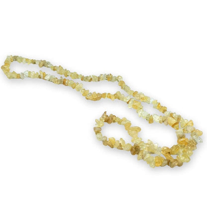 Citrine Quartz - chips necklace