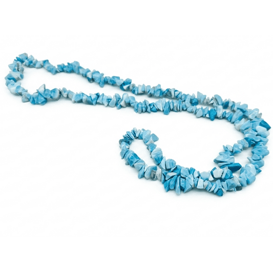 Jade Topaz - "chips" necklace