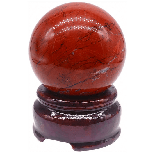 Sfera in Diaspro Rosso