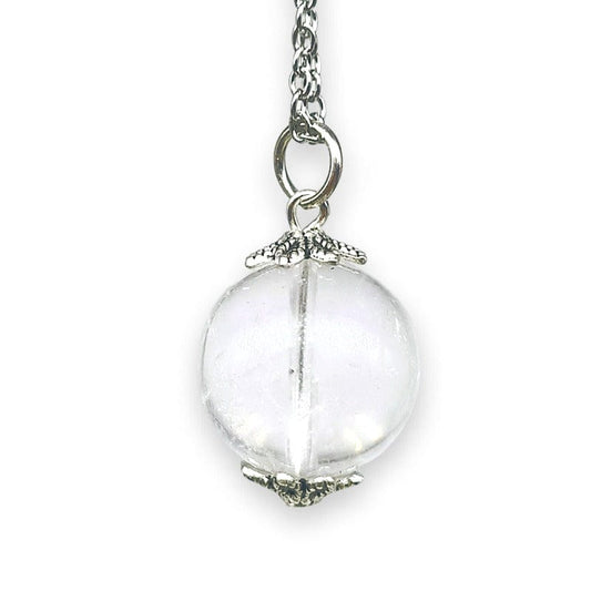 Rock Crystal Sphere Pendant 18/20mm