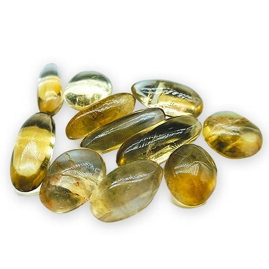 Tumbled natural citrine quartz