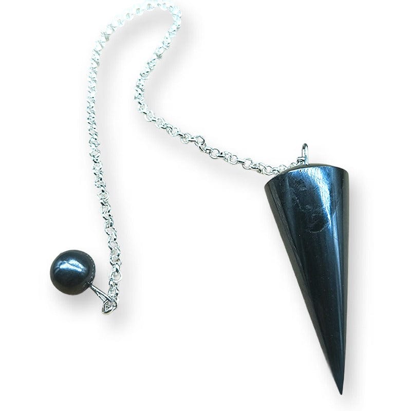 Pendolino conico per radiestesia e rabdomanzia o divinazione in Shungite