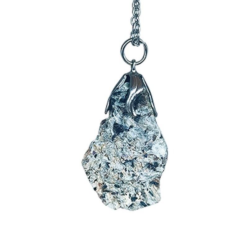 Raw Snowflake Obsidian - Raw Pendant Necklace
