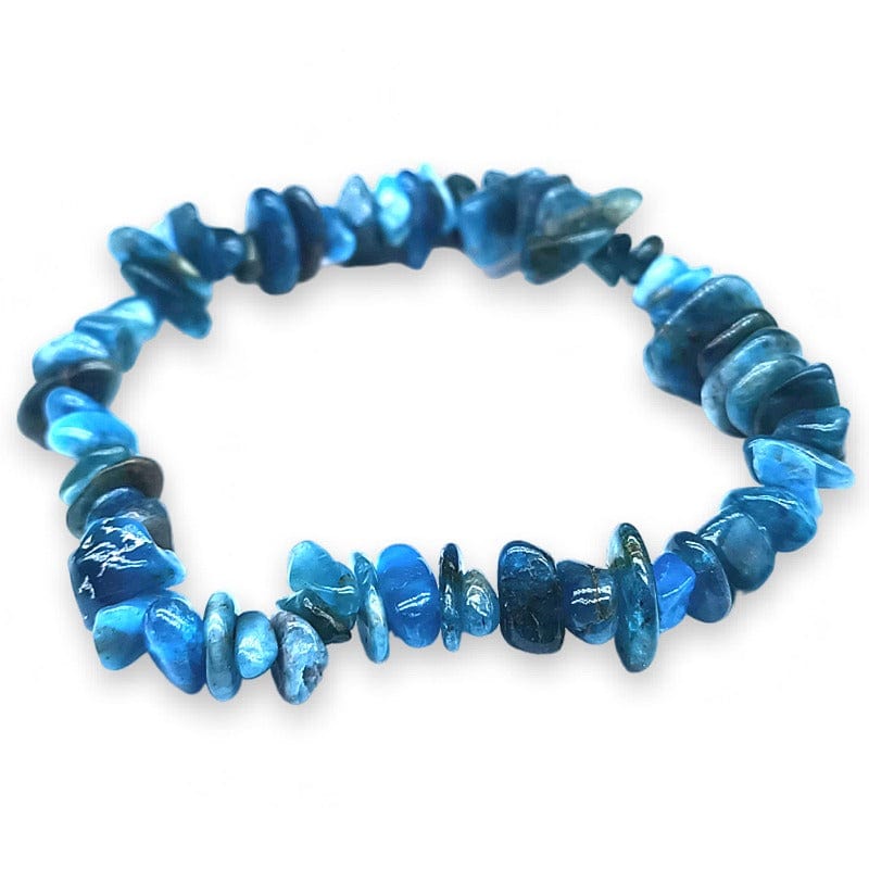 Apatite - elastic bracelet in "chips"