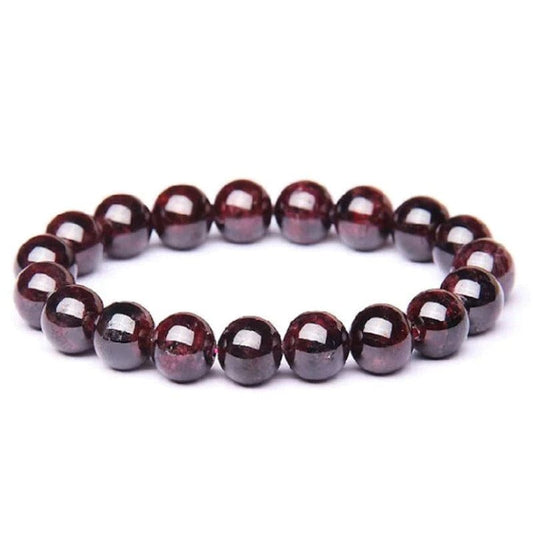 Elastic bracelet in Garnet spheres