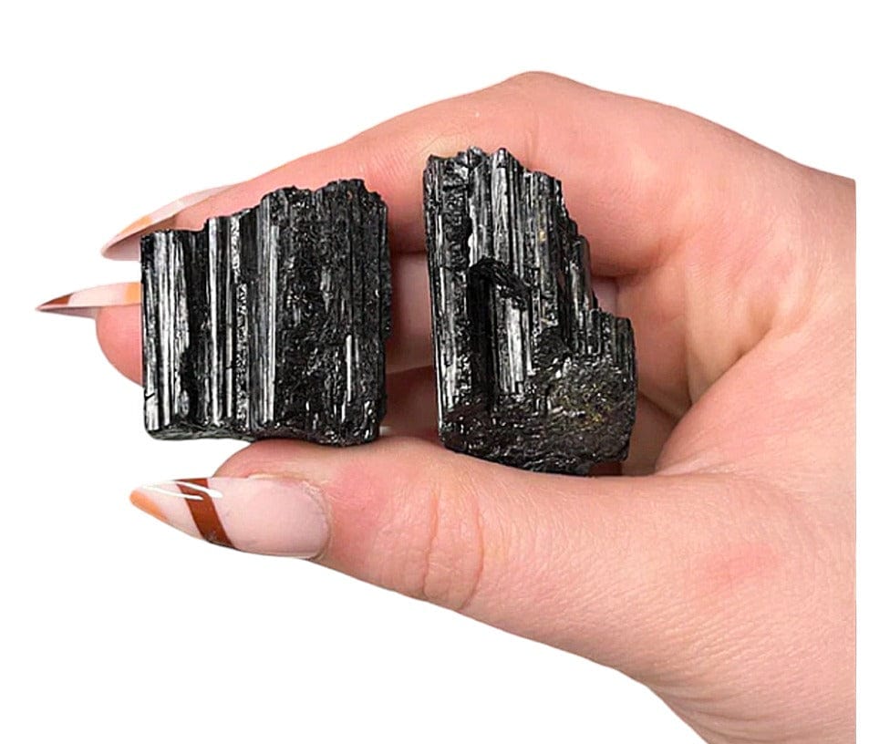 Raw black tourmaline 