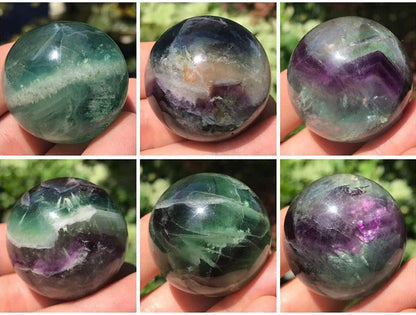 Sfera in Fluorite