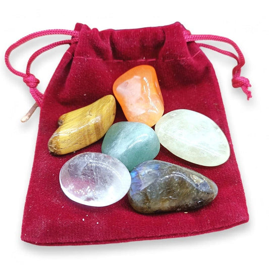 Success and work - set of crystal healing stones